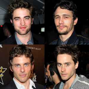 Robert Pattinson, James Franco, James Marsden, Jared Leto Robert Pattinson, James Franco, James Marsden, Jared Leto